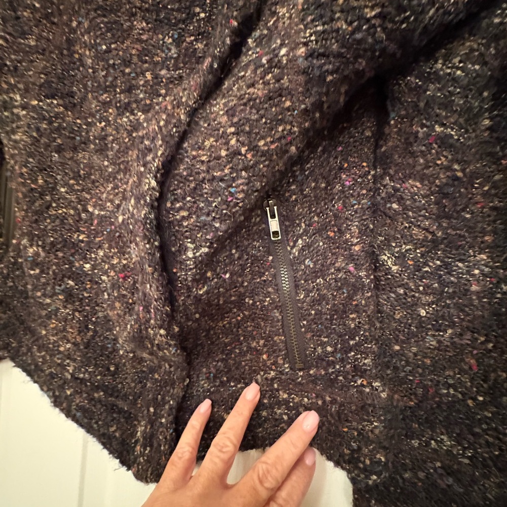 Curio, New York Brown and multicolor Textured Jacket - Picture 6 of 8